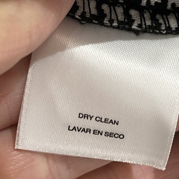 Anne Klein Blazer Womens M Black Houndstooth One Button Jacket Classic Capsule - Picture 5 of 8